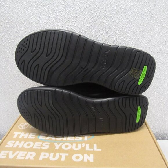NEW KIZIK Unisex M11.5/W13 Athens Sneakers, Slip-On Heel Lift, Black main image 6